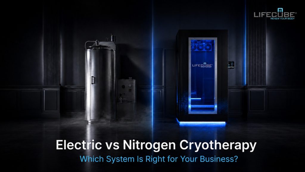 Electric vs nitrogen cryotherapy chambers side-by-side comparison