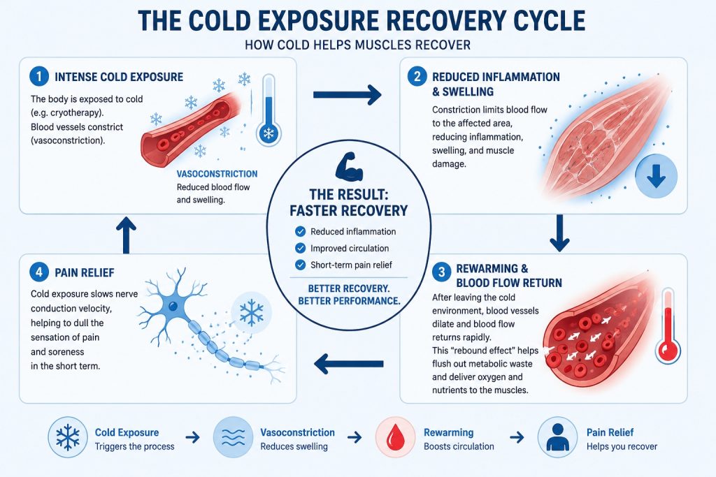 How Cold Exposure Aids Muscle Recovery
